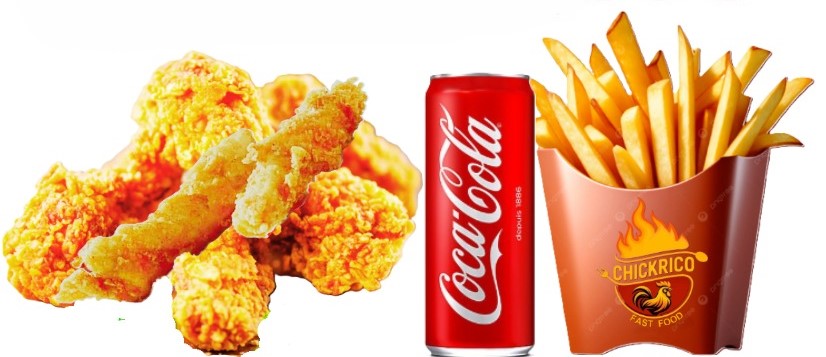 3 Tiras+4 Alitas - Best crispy chicken in Palamós