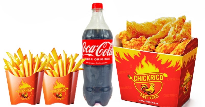 6 Tiras+8 Alitas - Best crispy chicken in Palamós