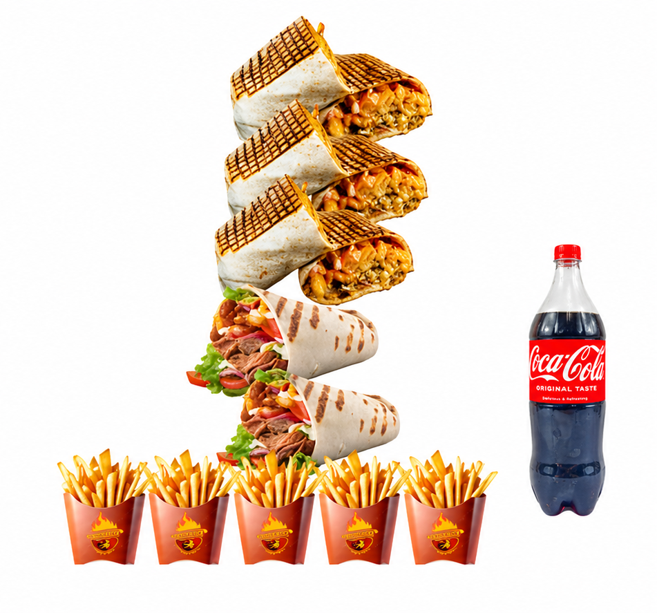 Mezcla de taco y durum