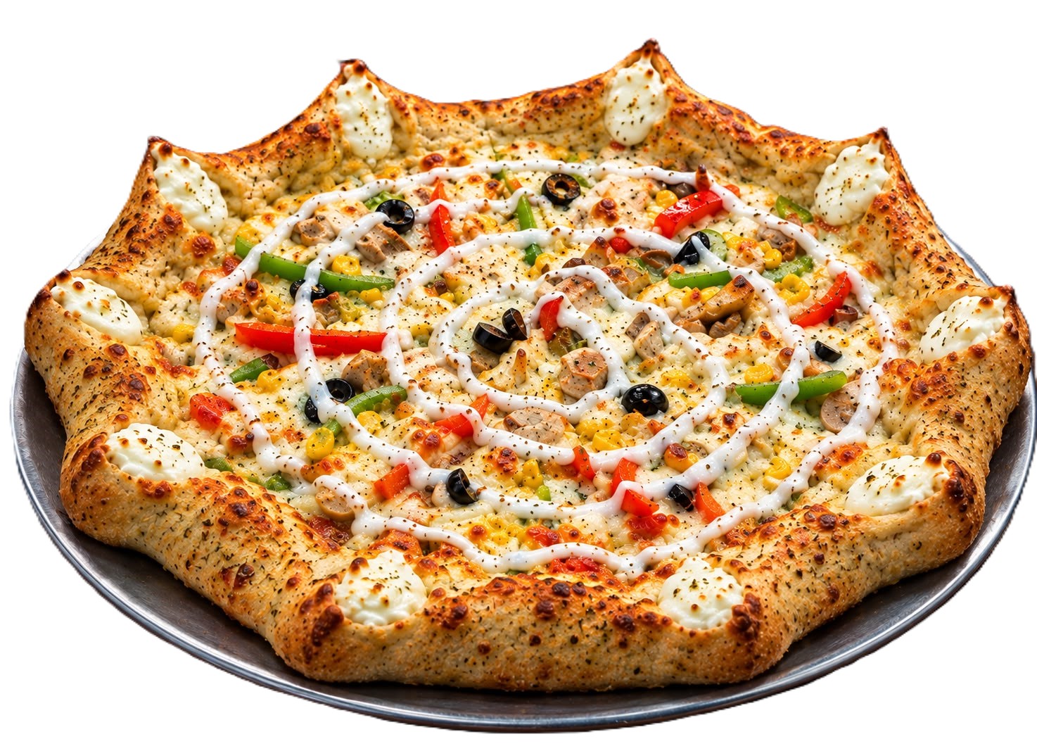 Pizza Corona Dorada - Mejor pizza en Palamós
